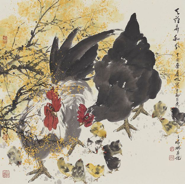 江苏省中国画学会理事顾青蛟/作