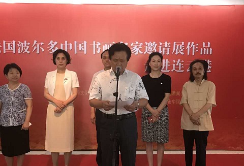 牵手·法国波尔多中国书画名家邀请展作品走进连云港成功举办